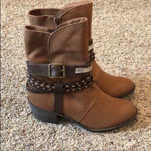 Brown western style boots